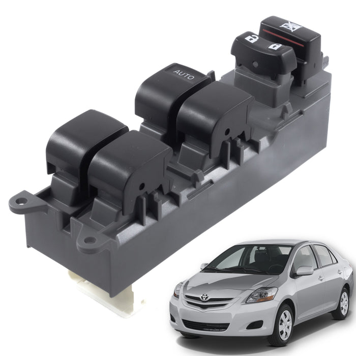 Mando Control Suiche Elevavidrios Toyota Camry Tacoma Yaris 4 Ptas 2007-2015 Gris