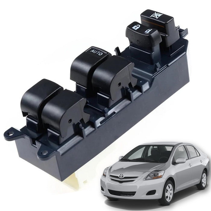Mando Control Suiche Elevavidrios Toyota Camry Tacoma Yaris 4 Ptas 2007-2015 Azul