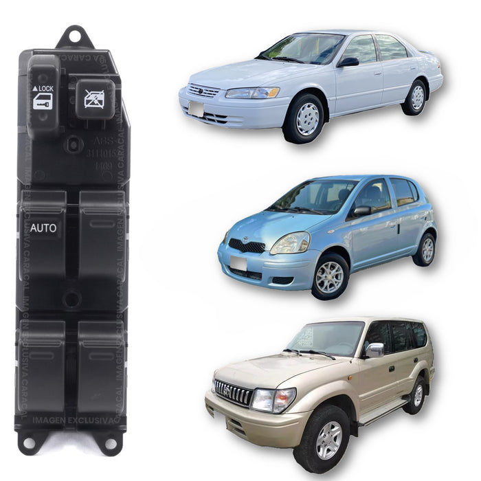 Mando Elevavidrios Toyota Camry Yaris Del Sol Hilux Prado 1998-2006