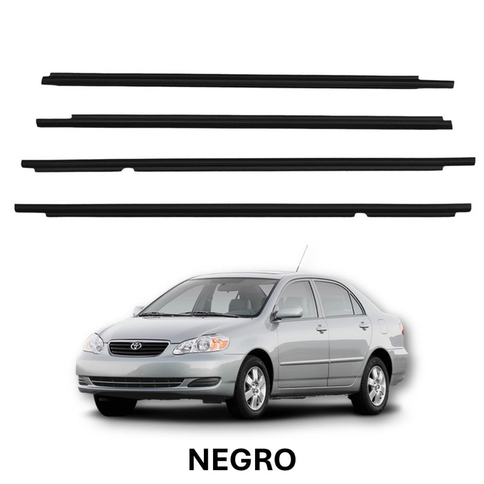 Cepillo Lamevidrio Toyota Corolla 2003-2008 Sensacion Negro Externo X4