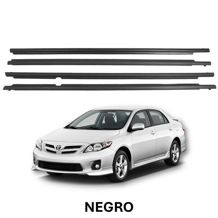 Cepillo Lamevidrio Toyota Corolla 2009-2014 Negro Externo X4