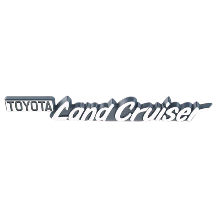 Emblema "Toyota Land Cruiser" Guardafango Toyota Land Cruiser Fj40 Fj45 2F 1970-1986