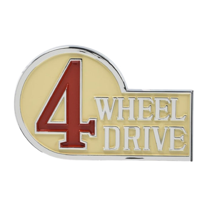 Emblema "4 Wheel Drive" Toyota Land Cruiser Fj40 Fj45 2F 1979-1986