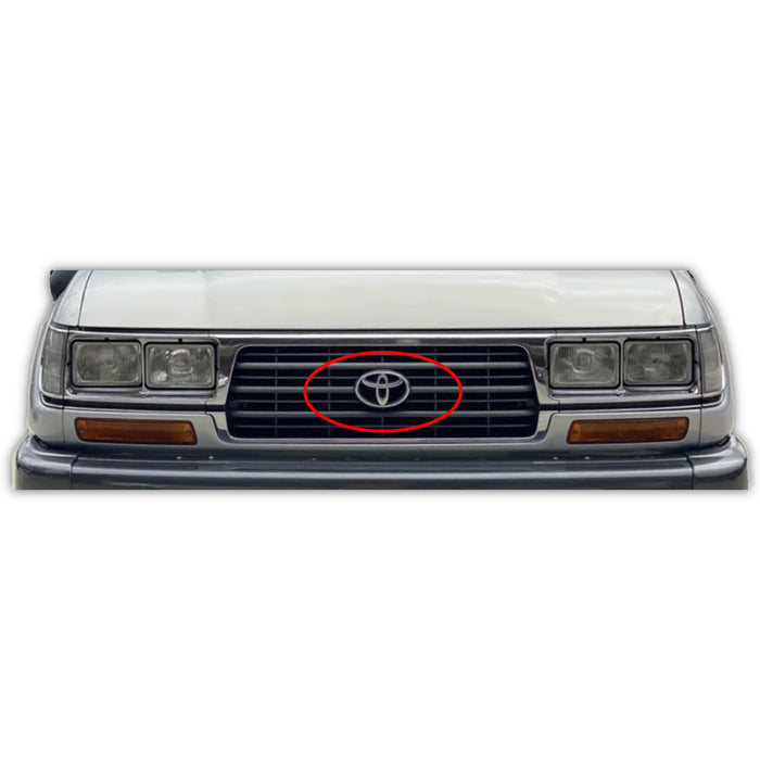 Emblema Logo Parrilla Toyota Land Cruiser Fj70 Fj80 Burbuja Autana Machito Hembrita 4Runner 1970-2002
