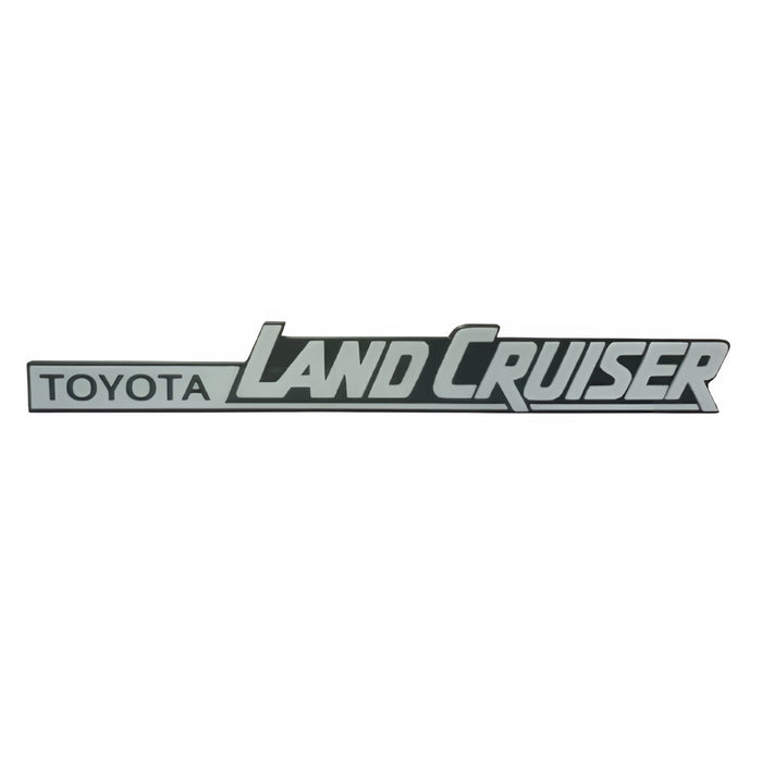 Emblema "Land Cruiser" Guardafango Trasero Toyota Land Cruiser Fj60 Samurai 1984-1990