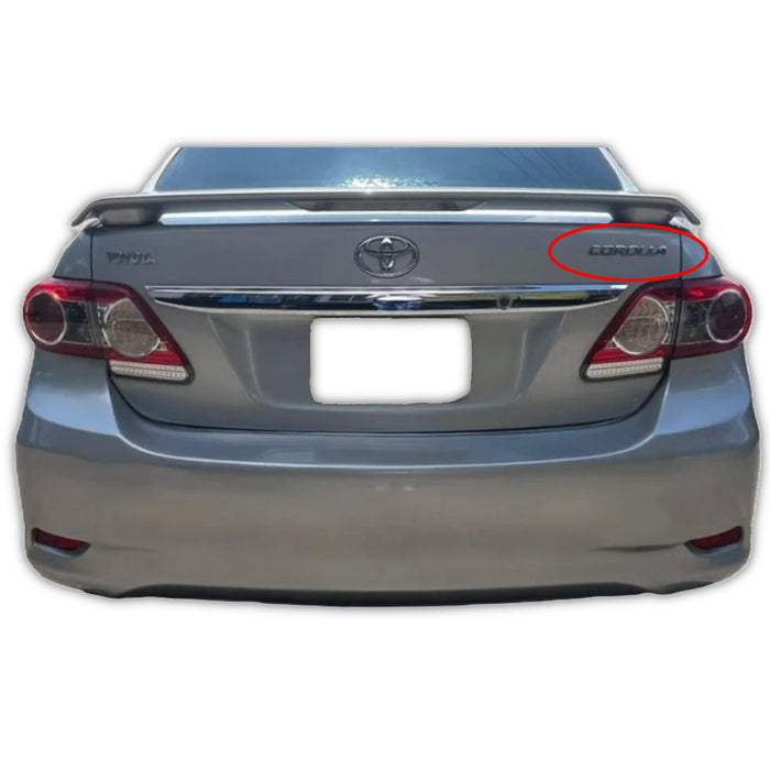 Emblema "Corolla" Maleta Toyota Corolla 2009-2018