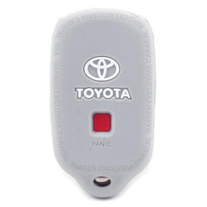 Forro Control Silicone Toyota Camry 2002-2006 Sequoia 2001-2008 4Runner 1999-2009 3 Botones Gris
