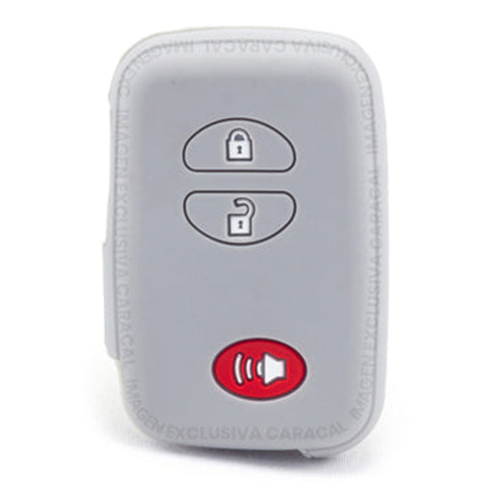 Forro Control Silicone Toyota 4Runner 2010-2021 3 Botones Gris