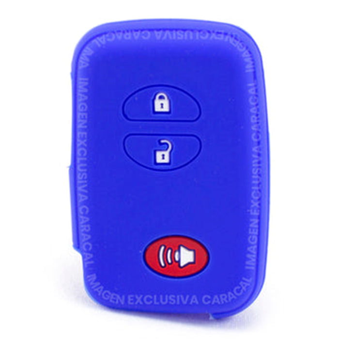 Forro Control Silicone Toyota 4Runner 2010-2021 3 Botones Azul