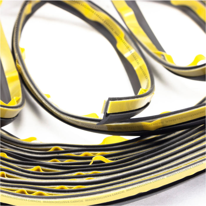 Goma Aisladora Sello Junta Vivo Buche Universal 12mm Negro Multiples Usos Rollo 8 metros