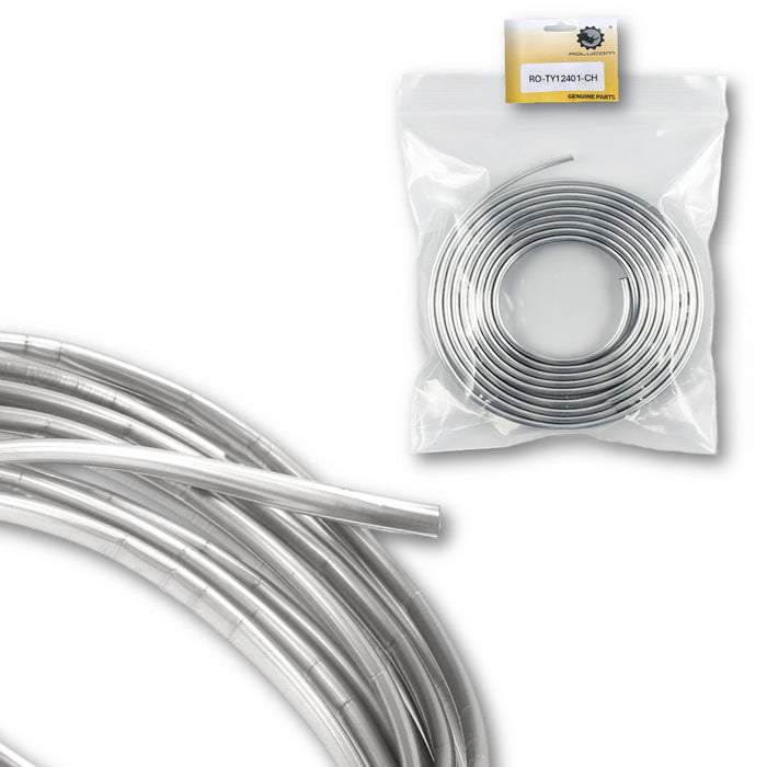 Goma Protector Filo Puerta Antichoque Universal Rollo Cromado