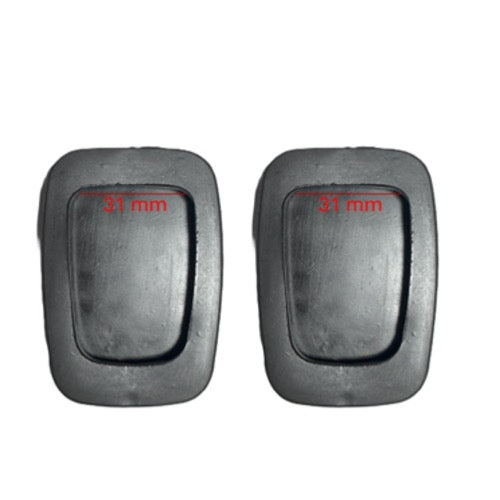 Goma Pedal Freno Y Croche 66Mmx47Mm Universal Mod9 X2