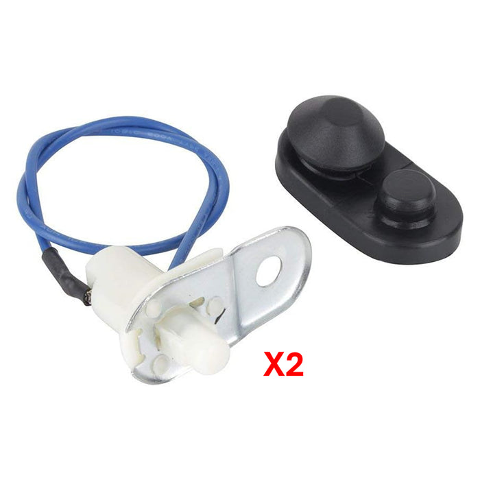 Pulsador Interruptor Luz Cortesía Puerta Universal Mod 1 X2