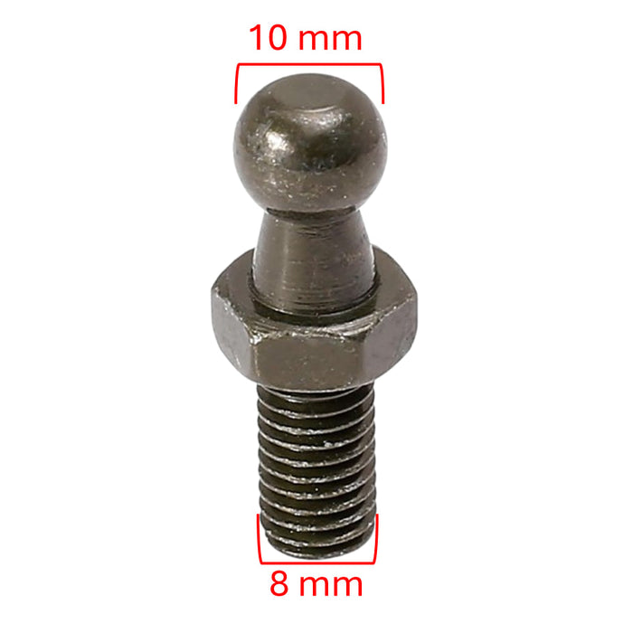 Perno De Bola 10Mm Rosca M8 Gato Amortiguador X2 PUNTAS AMORTIGUADOR