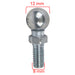 Perno De Bola 12Mm Rosca M8 Gato Amortiguador Blindado X2 PUNTAS AMORTIGUADOR