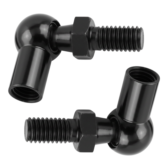 Punta Gato Amortiguador Macho M8 y Hembra M8 Bola 13MM Metal X2