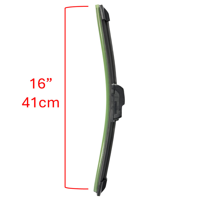 Cepillo Limpiaparabrisas 16" 41Cm Enganche Tipo Gancho Rolucom