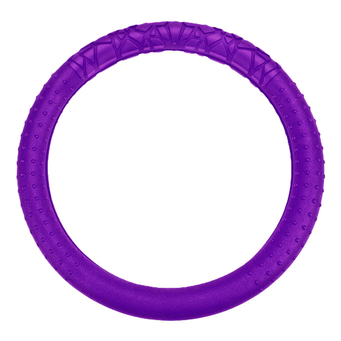 Forro Volante Silicone Textura Antideslizante 14" 15" Universal Purpura