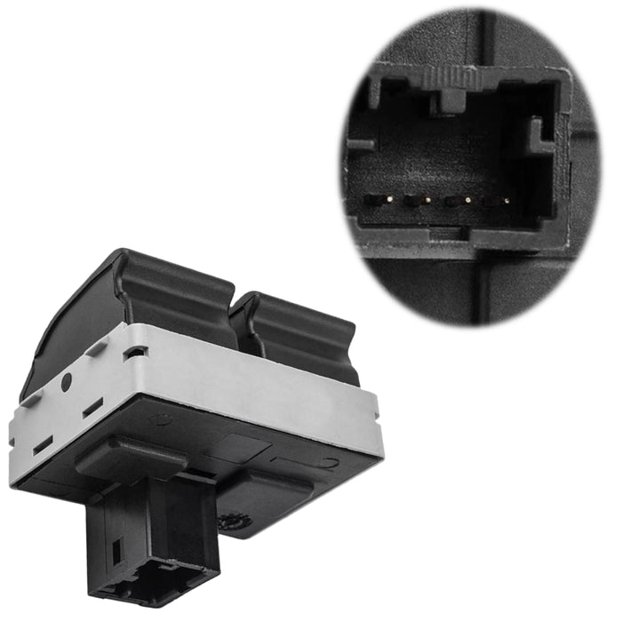 Mando Control Suiche Elevavidrios Seat Ibiza Cordoba Volkswagen Polo Parati Saveiro Fox Crossfox Spacefox 2001-2013 Conector Negro Delantero