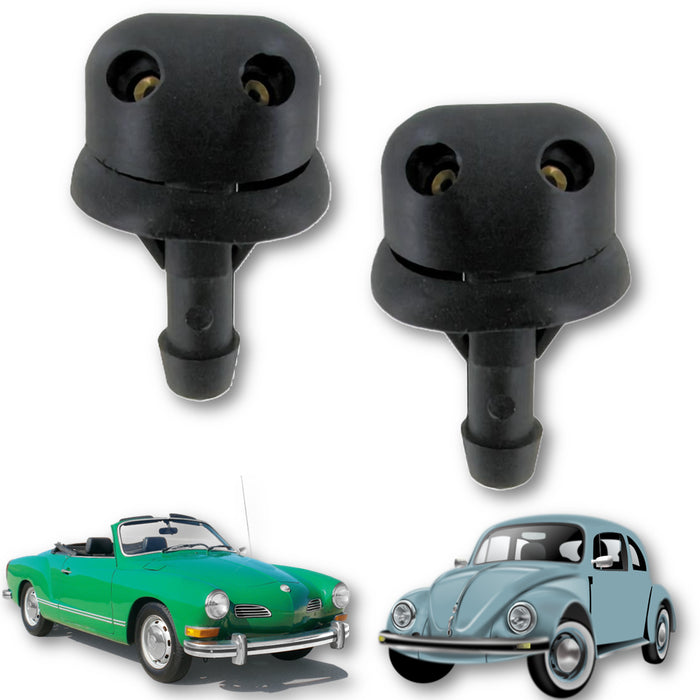 Sapito Rociador Wiper Limpiaparabrisas Vokswagen Karmann Ghia Beetle Escarabajo 1961-1977 X2