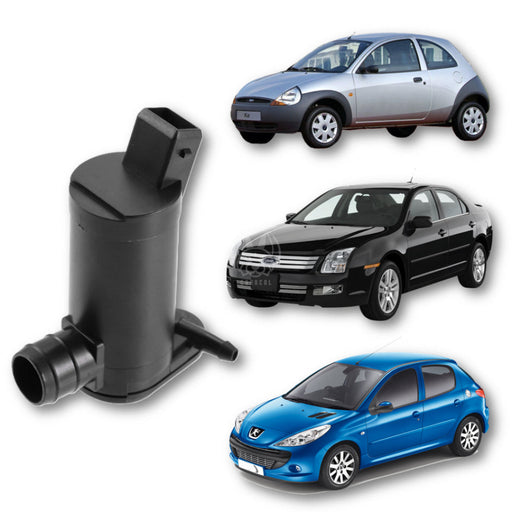 Bomba Envase Limpiaparabrisas Ford Granada Sierra Ka Focus Citroen Berlingo Peugeot 206 307 Partner 1998-2015 2 Pines