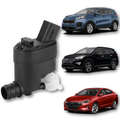 Bomba Envase Limpiaparabrisas Hyundai Elantra Santa Fe Veloster Kia Seltos Sportage 2015-2021 BOMBA LIMPIAPARABRISAS