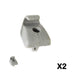Clip Tapa Sol Chevrolet Dmax 2002-2012 Gris X2 CLIP TAPA SOL