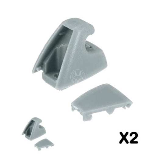 Clip Tapa Sol Chevrolet Tahoe Silverado 2007-2015 Gris X2 CLIP TAPA SOL