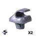 Clip Tapa Sol Honda Accord 1998-2007 Cr-V 2007-2011 Odyssey 1999-2010 Civic 1996-2004 Gris X2 CLIP TAPA SOL