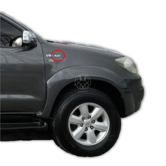 Emblema ’4.0’’ Puerta Guardafango Delantero Toyota Hilux Fortuner 2006-2017 EMBLEMAS