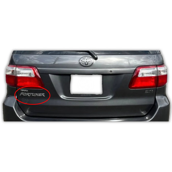Emblema ’Fortuner’ Compuerta Toyota Fortuner 2007-2017 EMBLEMAS
