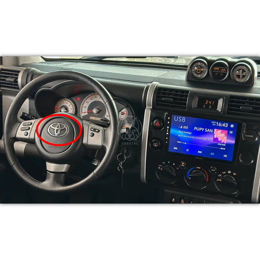 Emblema Logo Volante Toyota Ch-R Fj Cruiser 4Runner Prado Hilux Fortuner 2003-2022 EMBLEMAS