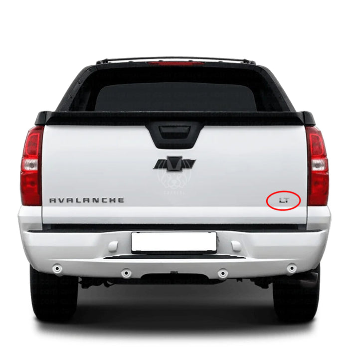 Emblema ’Lt’ Compuerta Chevrolet Avalanche Tahoe Silverado 2007-2015 EMBLEMAS