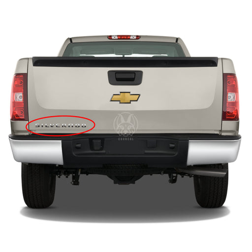 Emblema ’Silverado’ Puerta Lateral Y Compuerta Chevrolet Silverado 2007-2019 EMBLEMAS