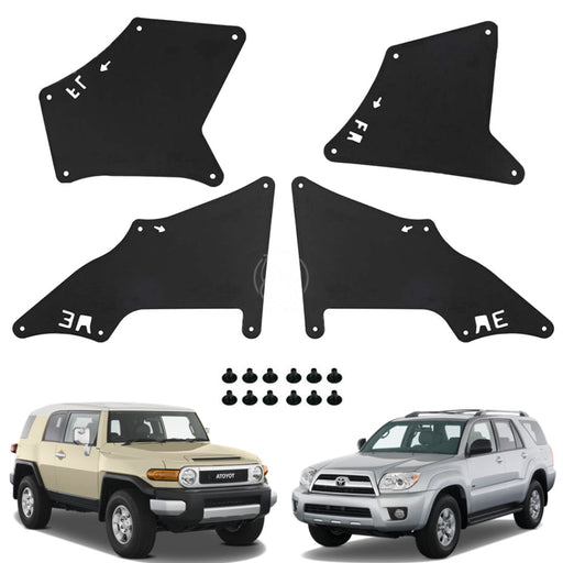 Faldones Motor Toyota Fj Cruiser 4Runner 2003-2022 Juego X4 FALDONES MOTOR