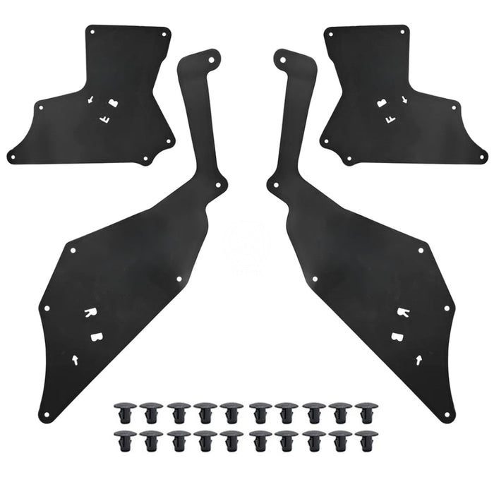 Faldones Motor Toyota Hilux Fortuner 2006-2017 Juego X4 FALDONES MOTOR