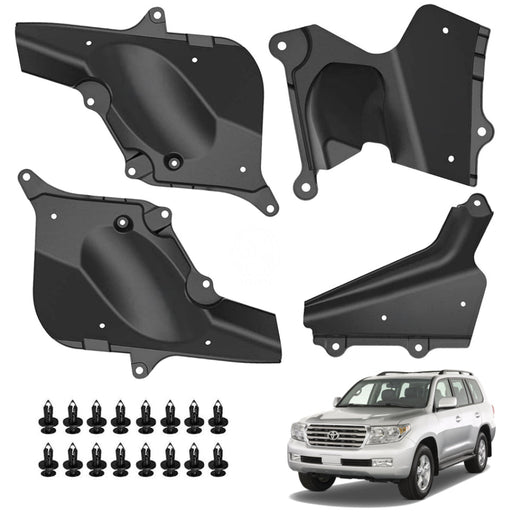 Faldones Motor Toyota Land Cruiser Lc200 Roraima 2008-2020 Juego X4 FALDONES MOTOR