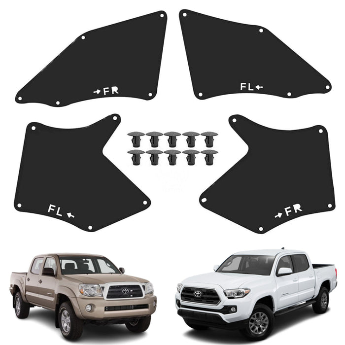 Faldones Motor Toyota Tacoma 2005-2020 Juego X4 FALDONES MOTOR