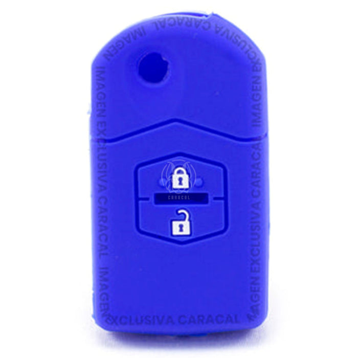 Forro Control Llave Abatible Silicone Mazda 3 5 6 Rx-8 Mx-5 Bt50 Miata Cx-5 Cx-7 Cx-9 Rx-8 Cx-9 2003-2013 2 Botones