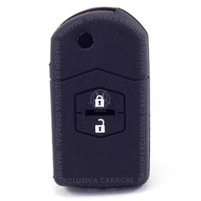 Forro Control Llave Abatible Silicone Mazda 3 5 6 Rx-8 Mx-5 Bt50 Miata Cx-5 Cx-7 Cx-9 Rx-8 Cx-9 2003-2013 2 Botones