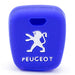 Forro Control Llave Silicone Peugeot 106 206 207 306 307 308 407 806 Partner 2 Botones 2003-2012 Azul FORRO LLAVE