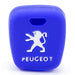 Forro Control Llave Silicone Peugeot 106 206 207 306 307 308 407 806 Partner 2 Botones 2003-2012 Azul FORRO LLAVE