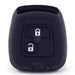 Forro Control Llave Silicone Peugeot 106 206 207 306 307 308 407 806 Partner 2 Botones 2003-2012 Negro FORRO LLAVE