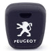 Forro Control Llave Silicone Peugeot 106 206 207 306 307 308 407 806 Partner 2 Botones 2003-2012 Negro FORRO LLAVE