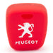 Forro Control Llave Silicone Peugeot 106 206 207 306 307 308 407 806 Partner 2 Botones 2003-2012 Rojo FORRO LLAVE