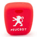 Forro Control Llave Silicone Peugeot 106 206 207 306 307 308 407 806 Partner 2 Botones 2003-2012 Rojo FORRO LLAVE