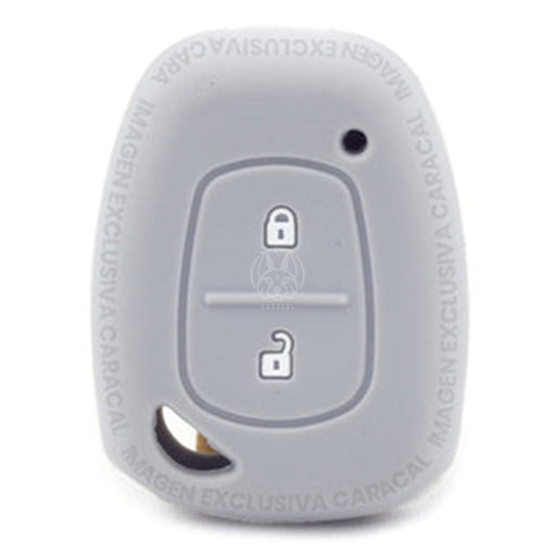 Forro Control Llave Silicone Reanult Kangoo 2003-2011 2 Botones Gris FORRO LLAVE CONTROL