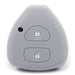 Forro Control Llave Silicone Toyota Yaris 2006-2011 2 Botones Gris FORRO LLAVE CONTROL
