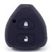 Forro Control Llave Silicone Toyota Yaris 2006-2011 2 Botones Negro FORRO LLAVE CONTROL