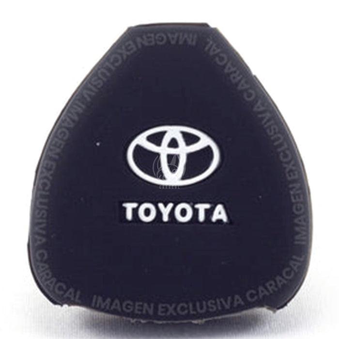 Forro Control Llave Silicone Toyota Yaris 2006-2011 2 Botones Negro FORRO LLAVE CONTROL